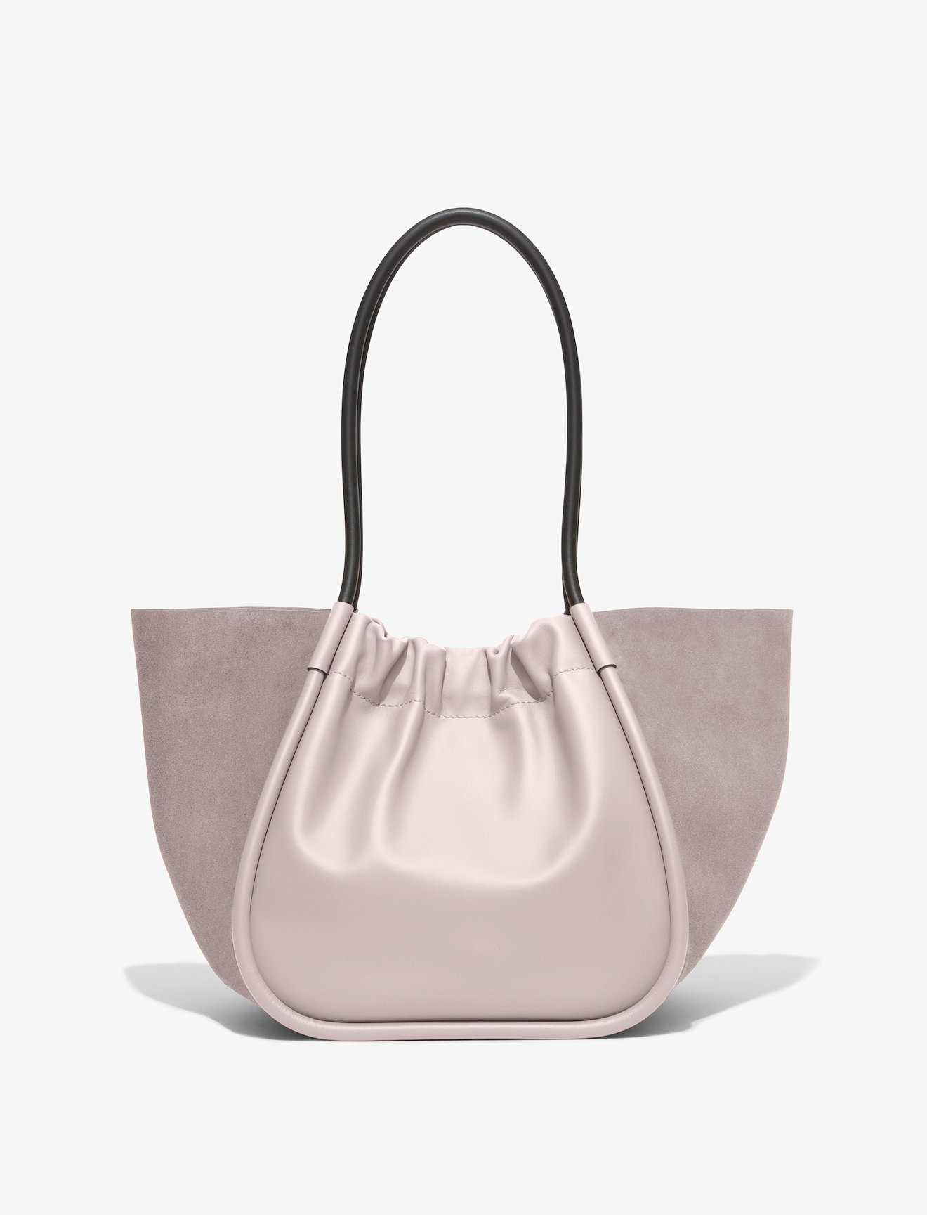 Suede Large Ruched Tote #3