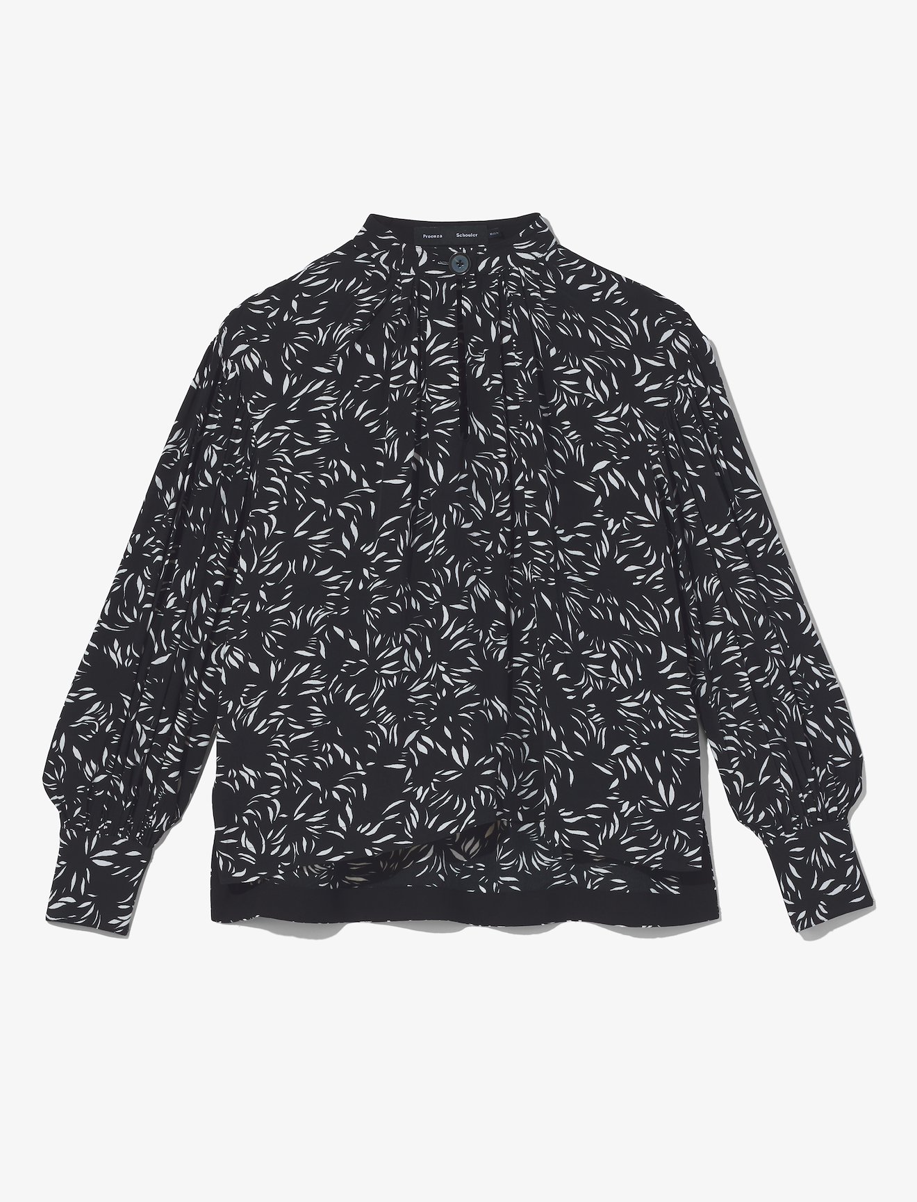 Printed Crepe De Chine Top #5