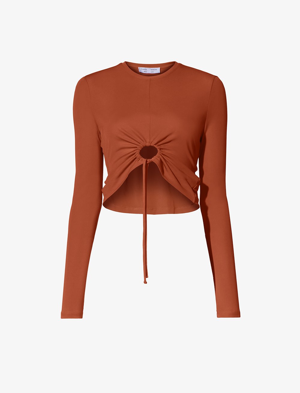 Matte Crepe Drawstring Top