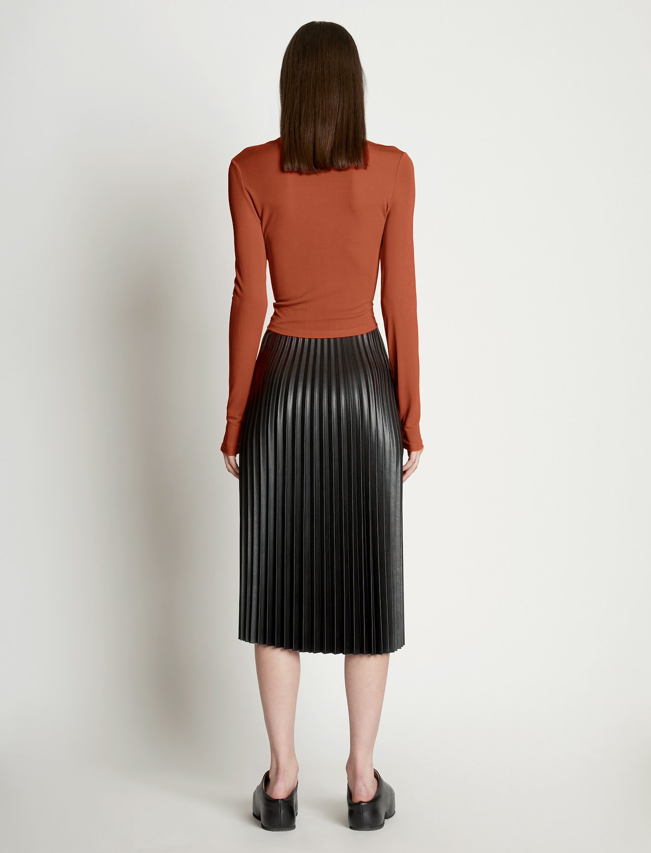 Matte Crepe Drawstring Top #3