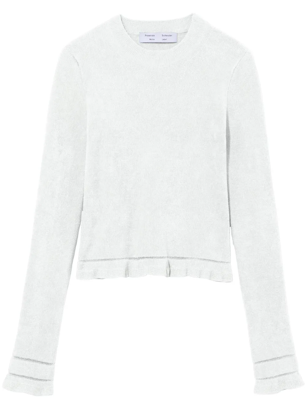 

Proenza Schouler White Label cropped chenille jumper