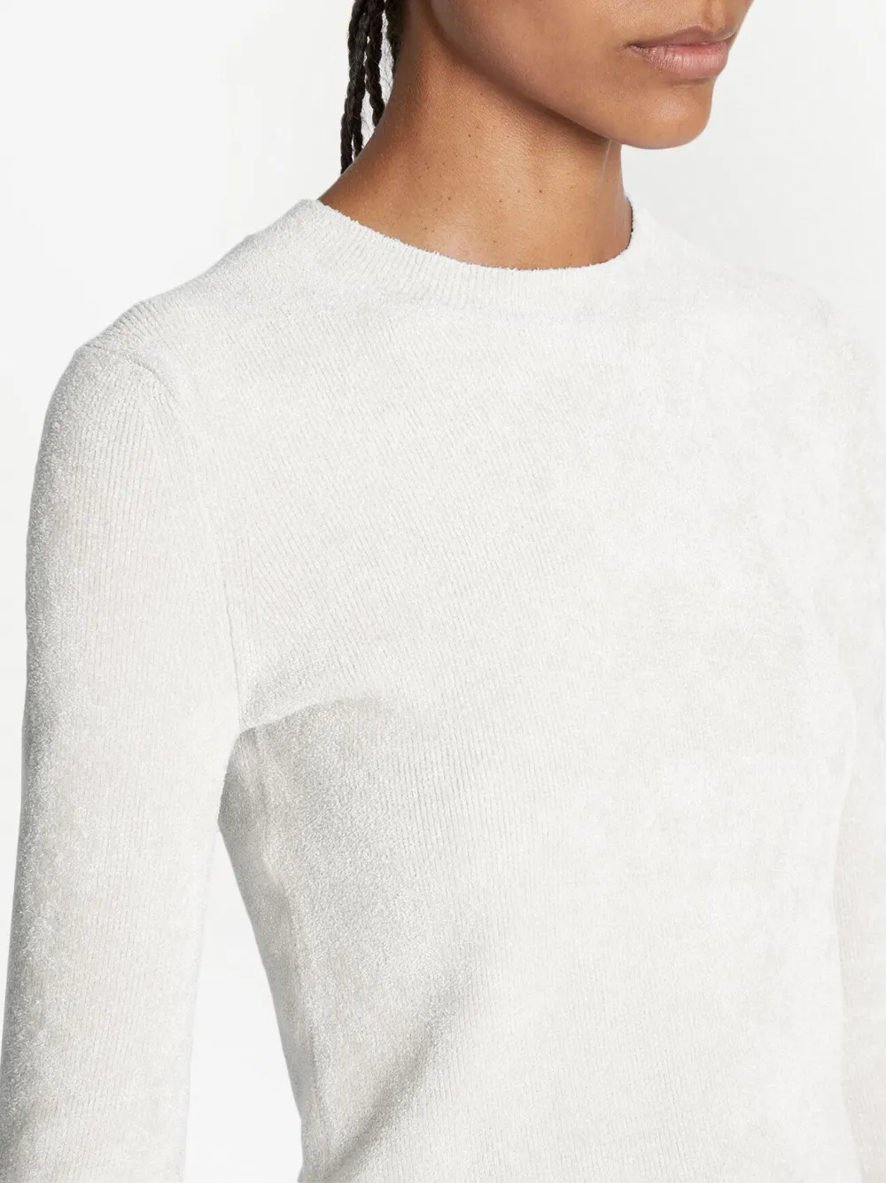 Proenza Schouler White Label Cropped Chenille Jumper Farfetch