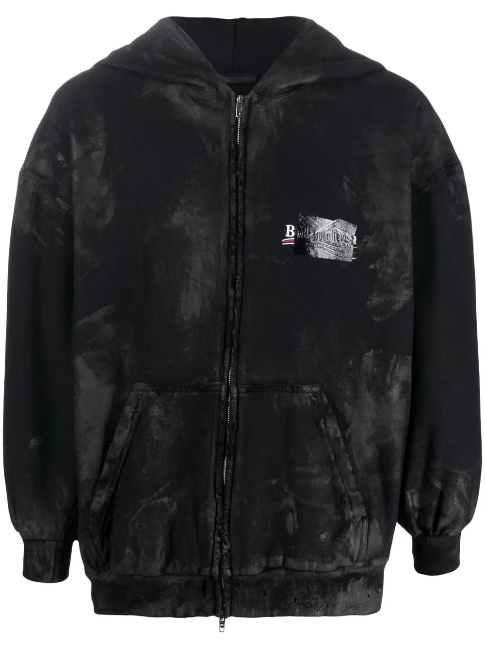 Black acid wash clearance hoodie