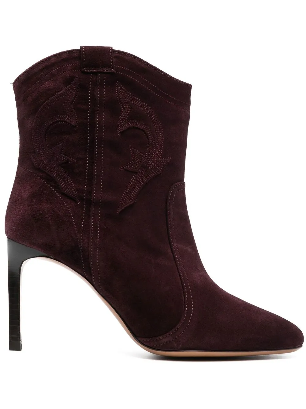 

Ba&Sh Caitlin suede western boots - Purple