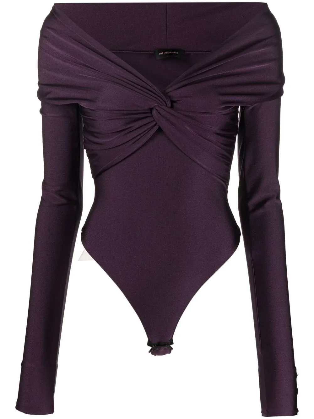 

THE ANDAMANE body Kendall fruncido - Morado