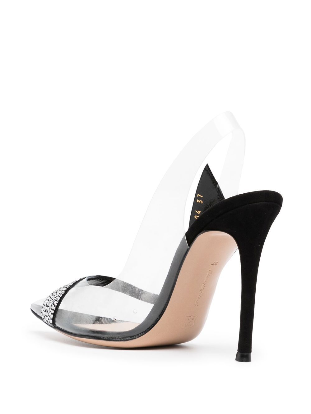 Gianvito Rossi Hortensia 105mm embellished slingback pumps Women