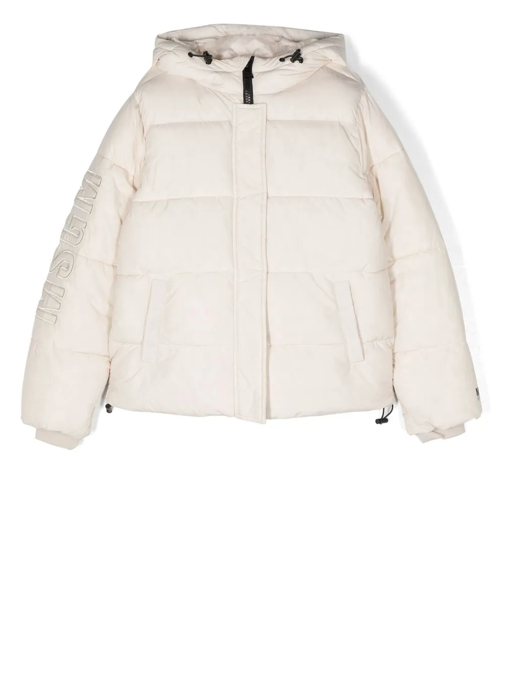 

MSGM Kids TEEN padded puffer jacket - Neutrals