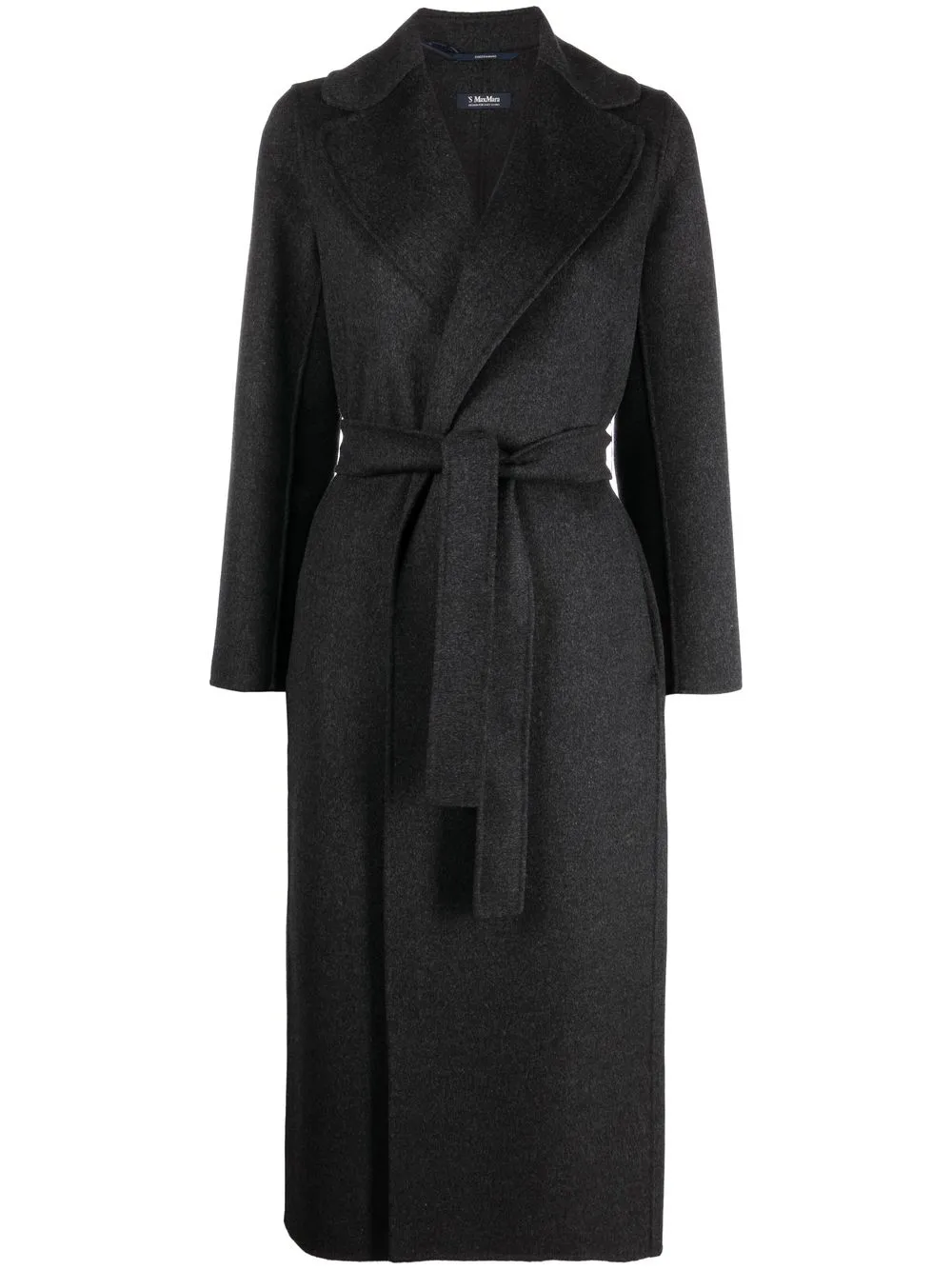 'S Max Mara Cappotto con cintura - Grigio