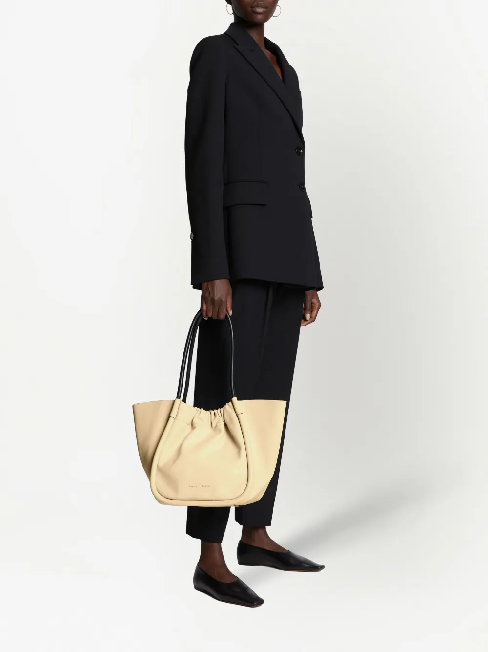Proenza Schouler Leren shopper - Beige