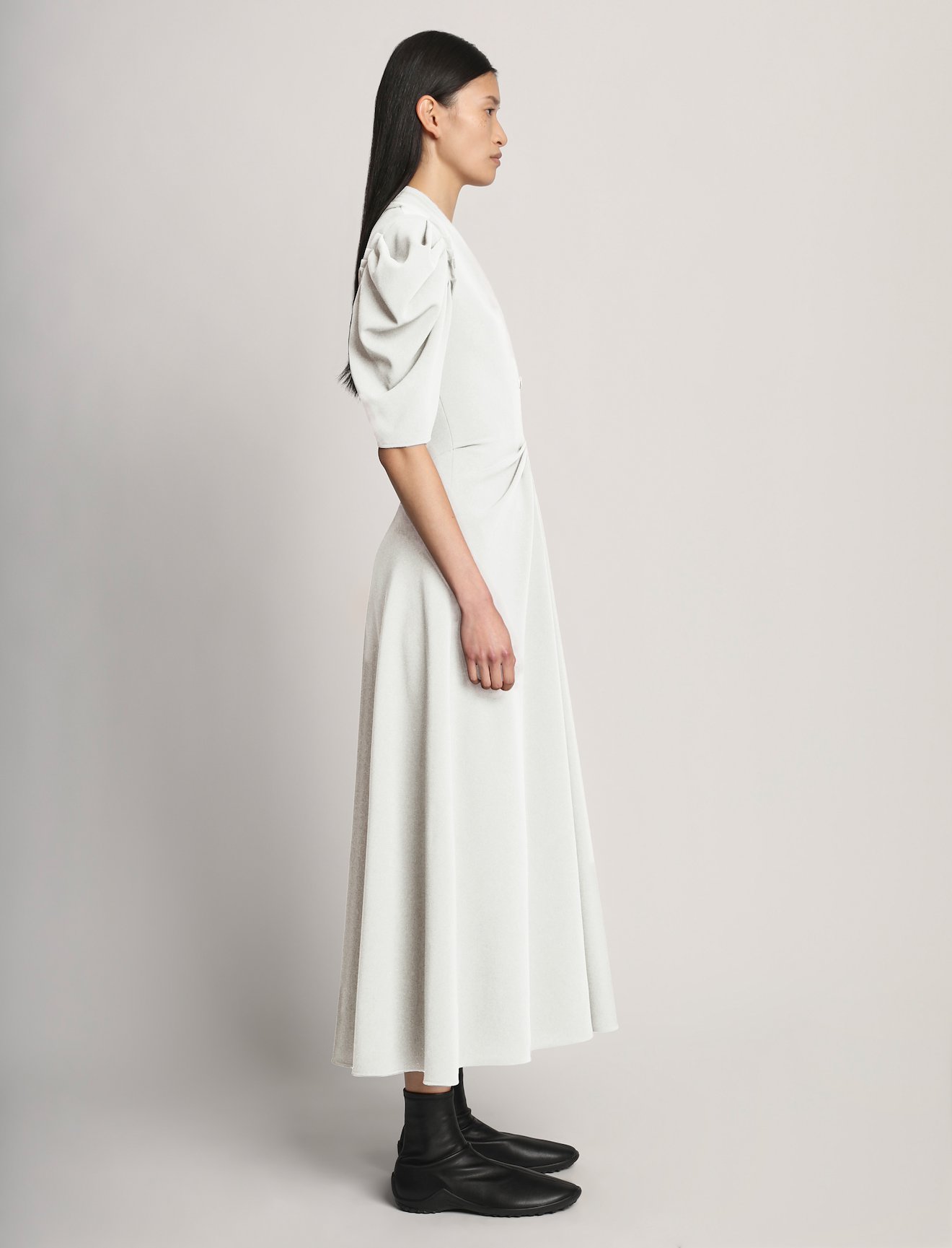 Matte Viscose Crepe Dress #1