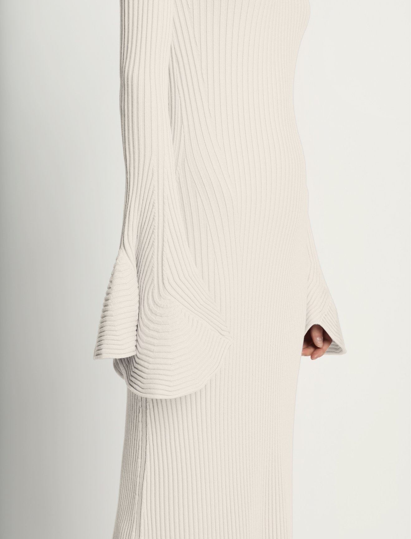 Fluted Rib Knit Dress #3
