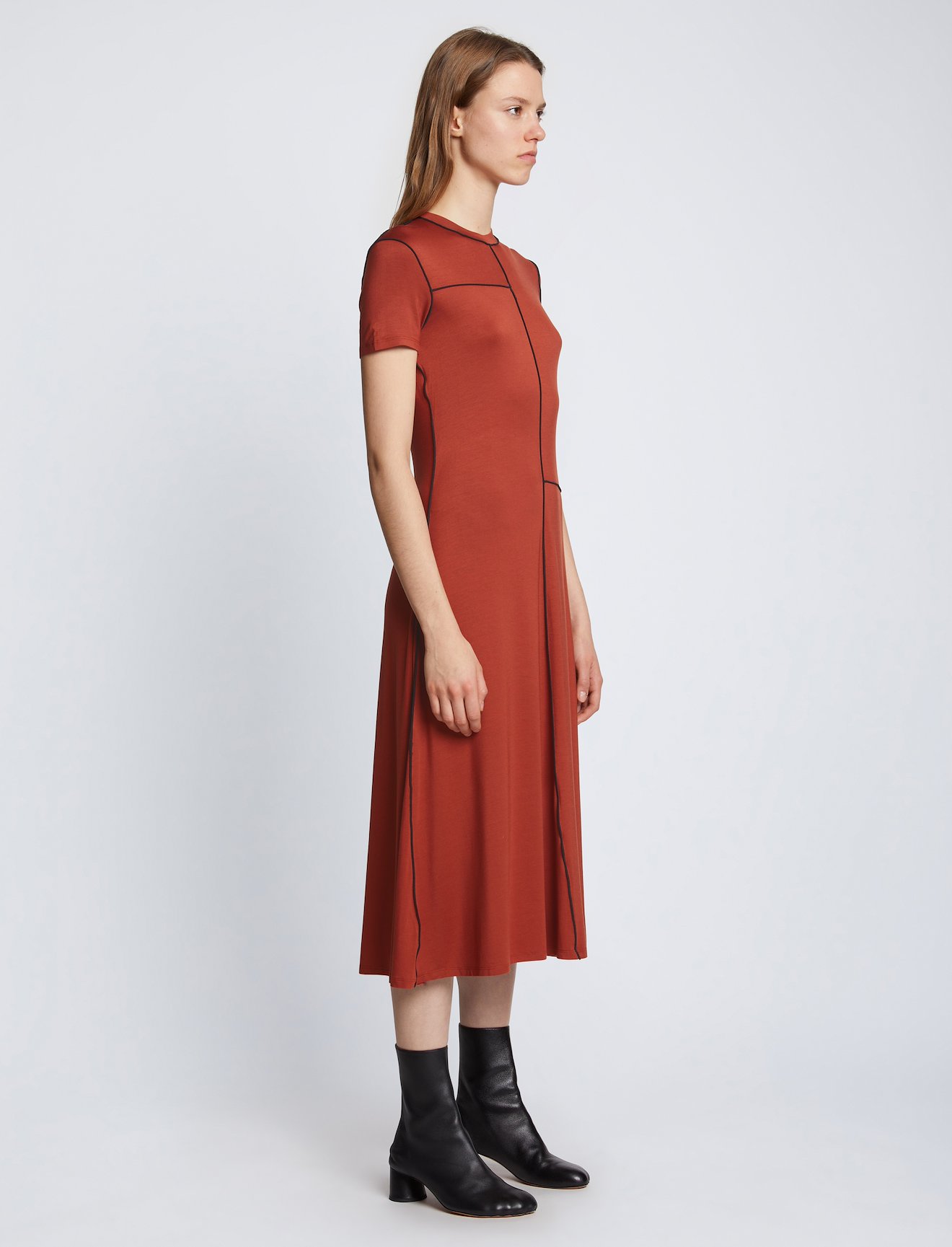 Short Sleeve Jersey Dress #1