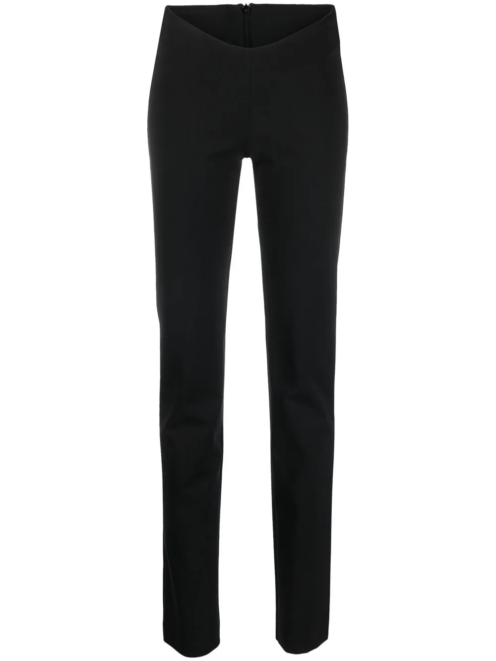 

PINKO rear-slit detail trousers - Black