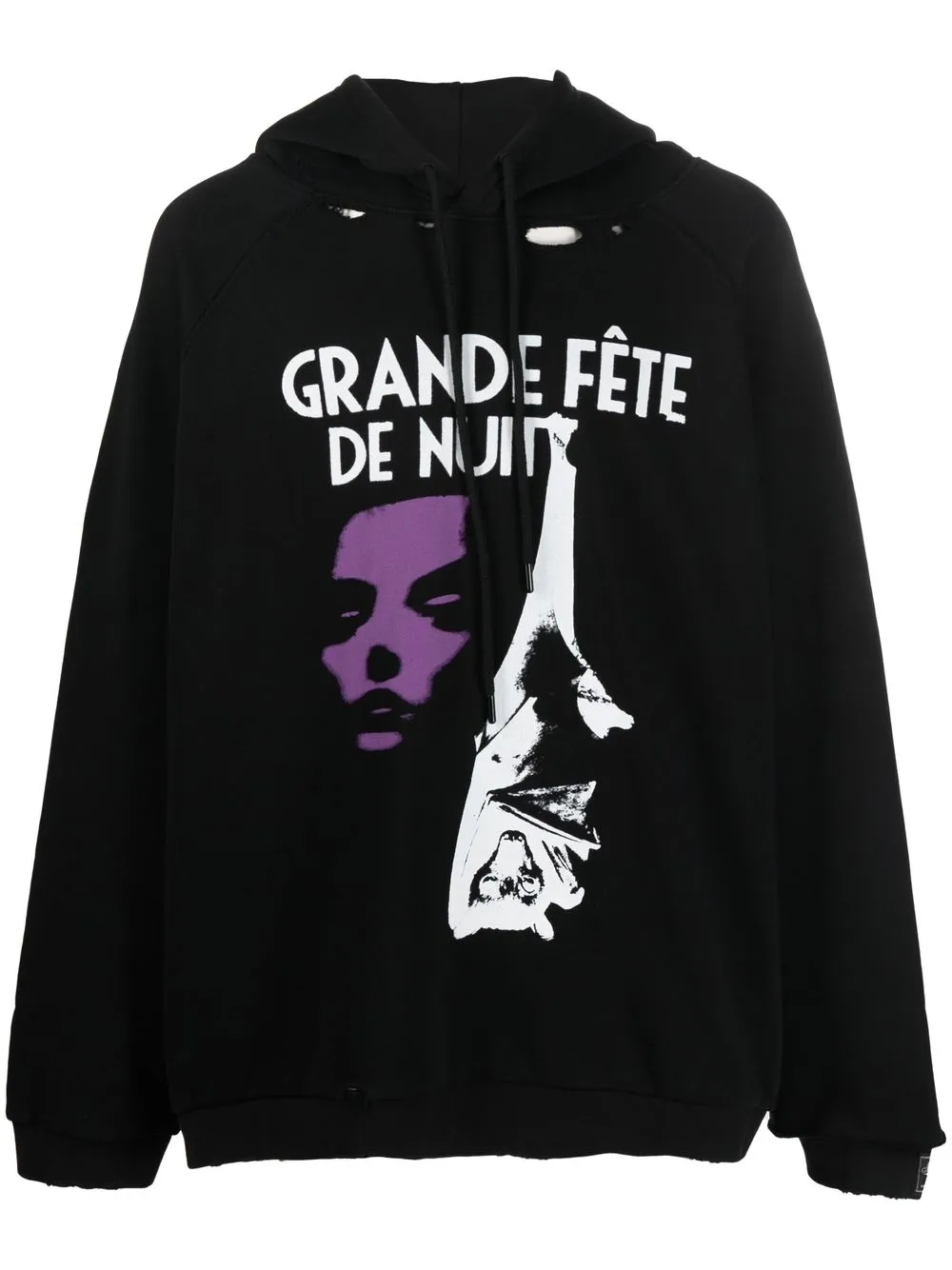 Raf Simons Grand Fete Graphic Print Hoodie - Farfetch