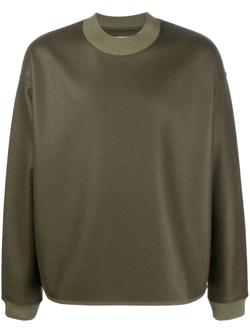 

Jil Sander round-neck long-sleeve sweatshirt - Green