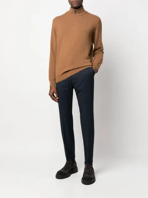 Zegna high-neck cashmere jumper