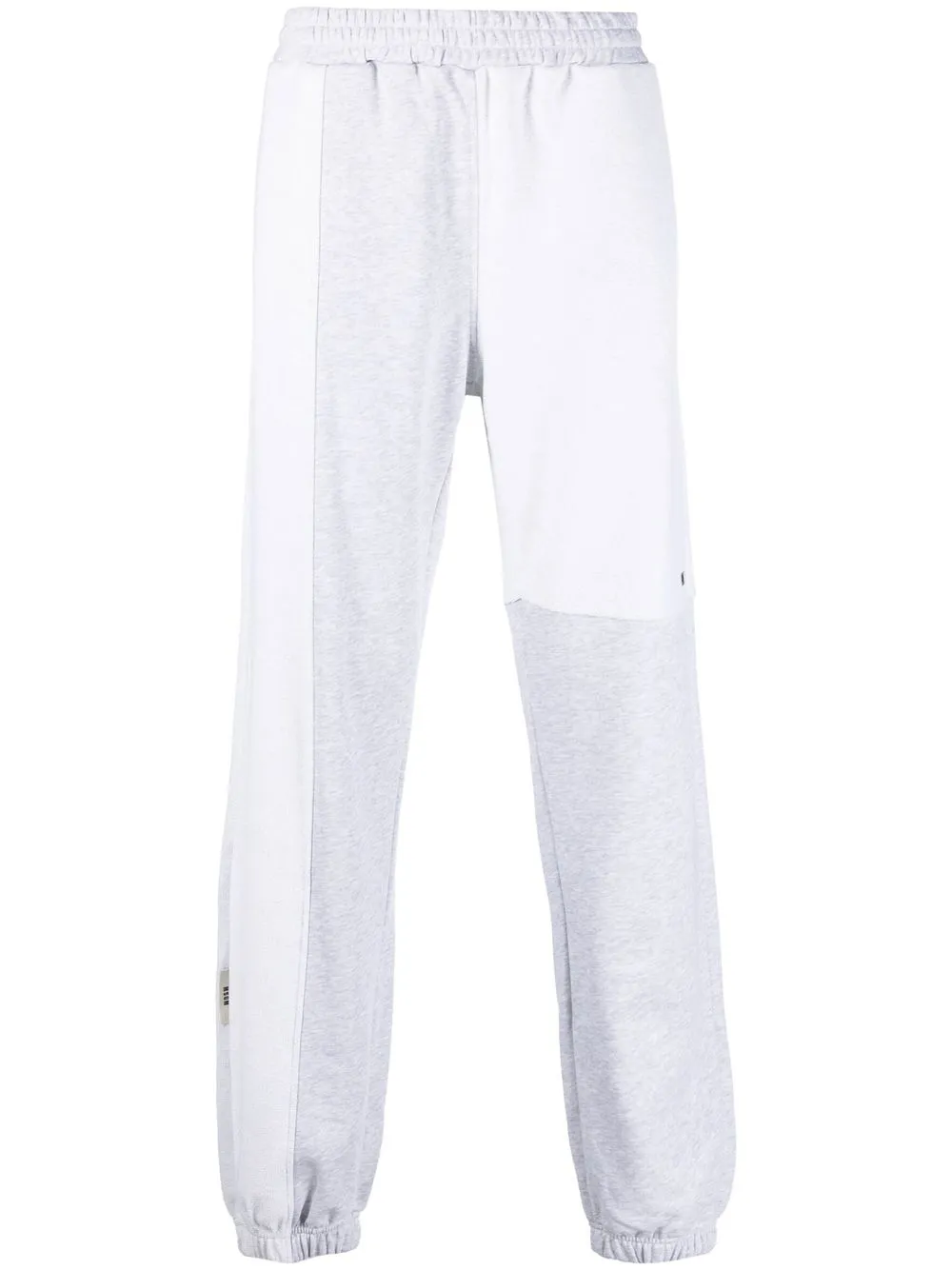 

MSGM pants con paneles y logo estampado - Gris