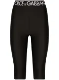 Dolce & Gabbana stretch-jersey cycling shorts - Black