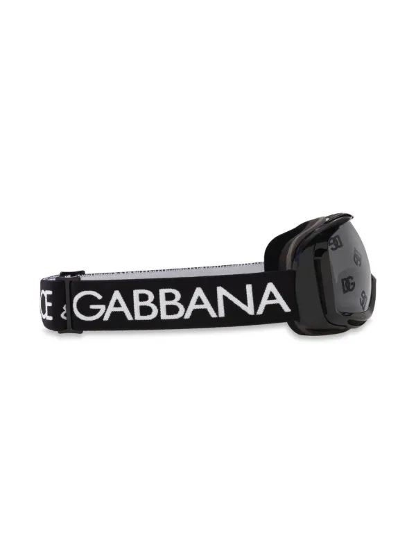 Dolce & Gabbana Eyewear logo-print Strap Ski Sunglasses