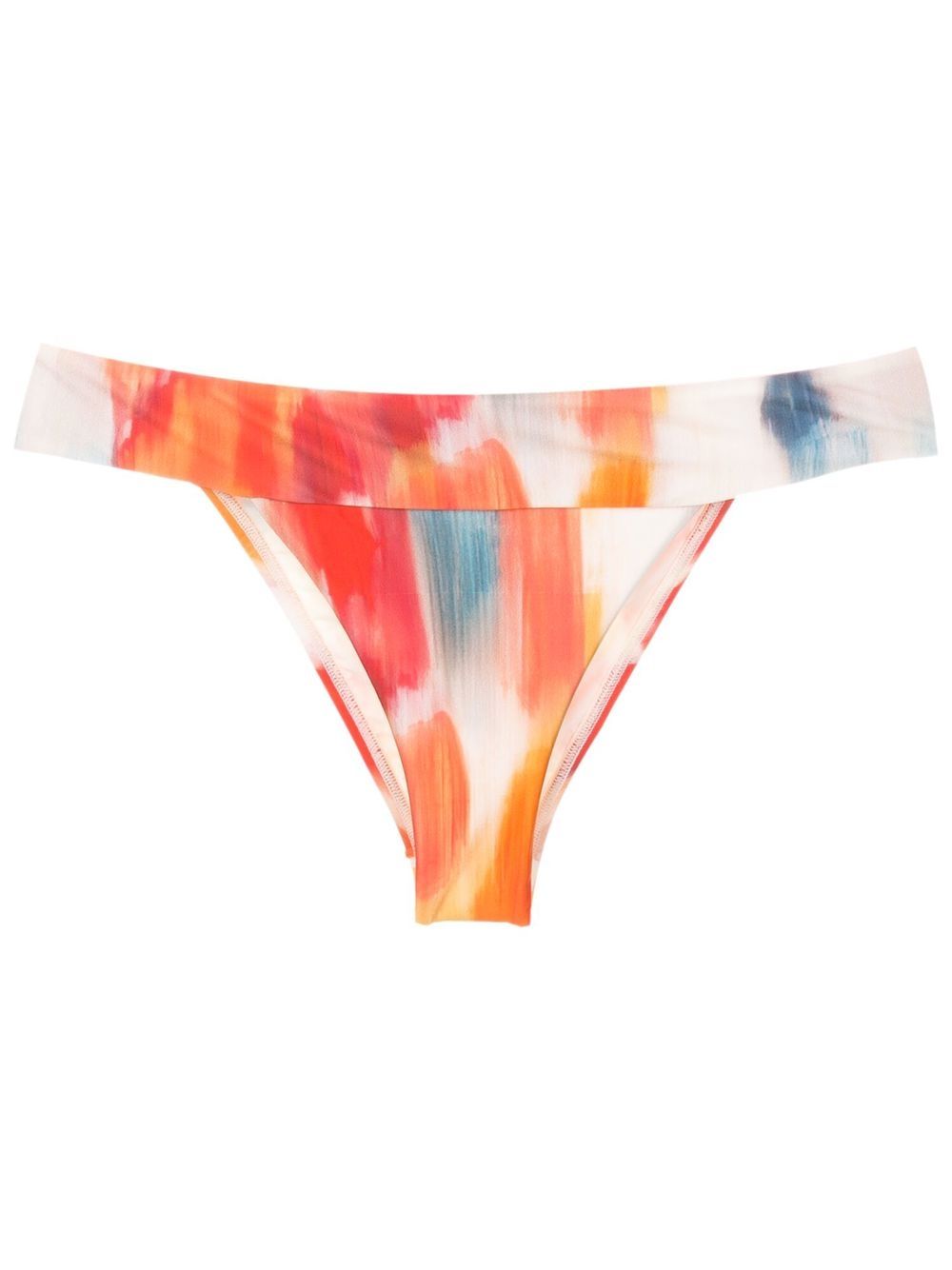 Lenny Niemeyer Abstract-print Bikini Bottoms In Multicolour