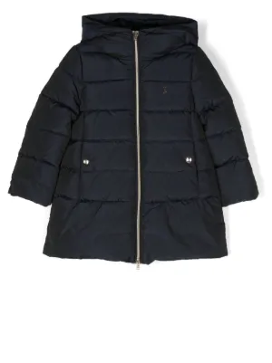 Blu Gilet con cappuccio Farfetch Bambina Abbigliamento Cappotti e giubbotti Giubbotti 