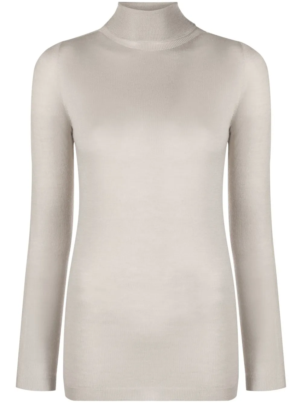 

Fabiana Filippi roll-neck cashmere-silk jumper - Neutrals