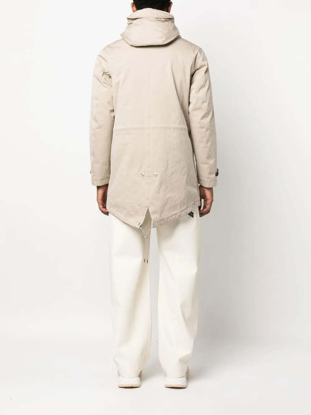 Ten C Core Quilted Duck-down Parka In 中性色