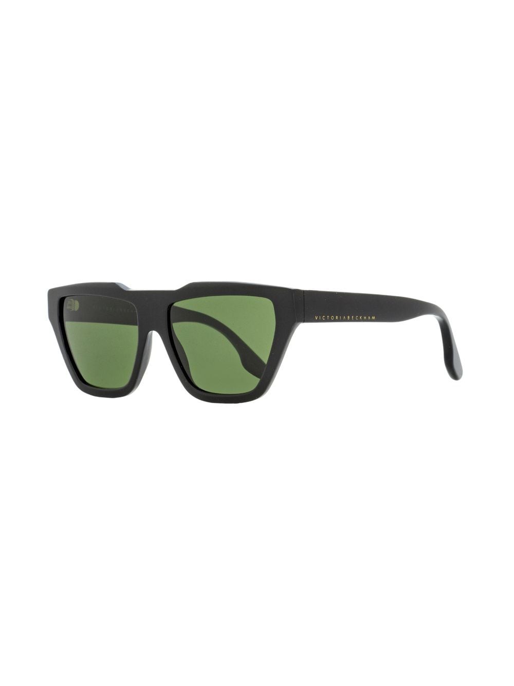 Shop Victoria Beckham Vb145s Rectangle-frame Sunglasses In 001 Black