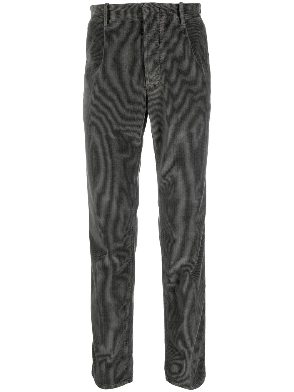 

Incotex straight-leg corduroy trousers - Grey