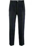 Incotex plaid-check print chino trousers - Blue