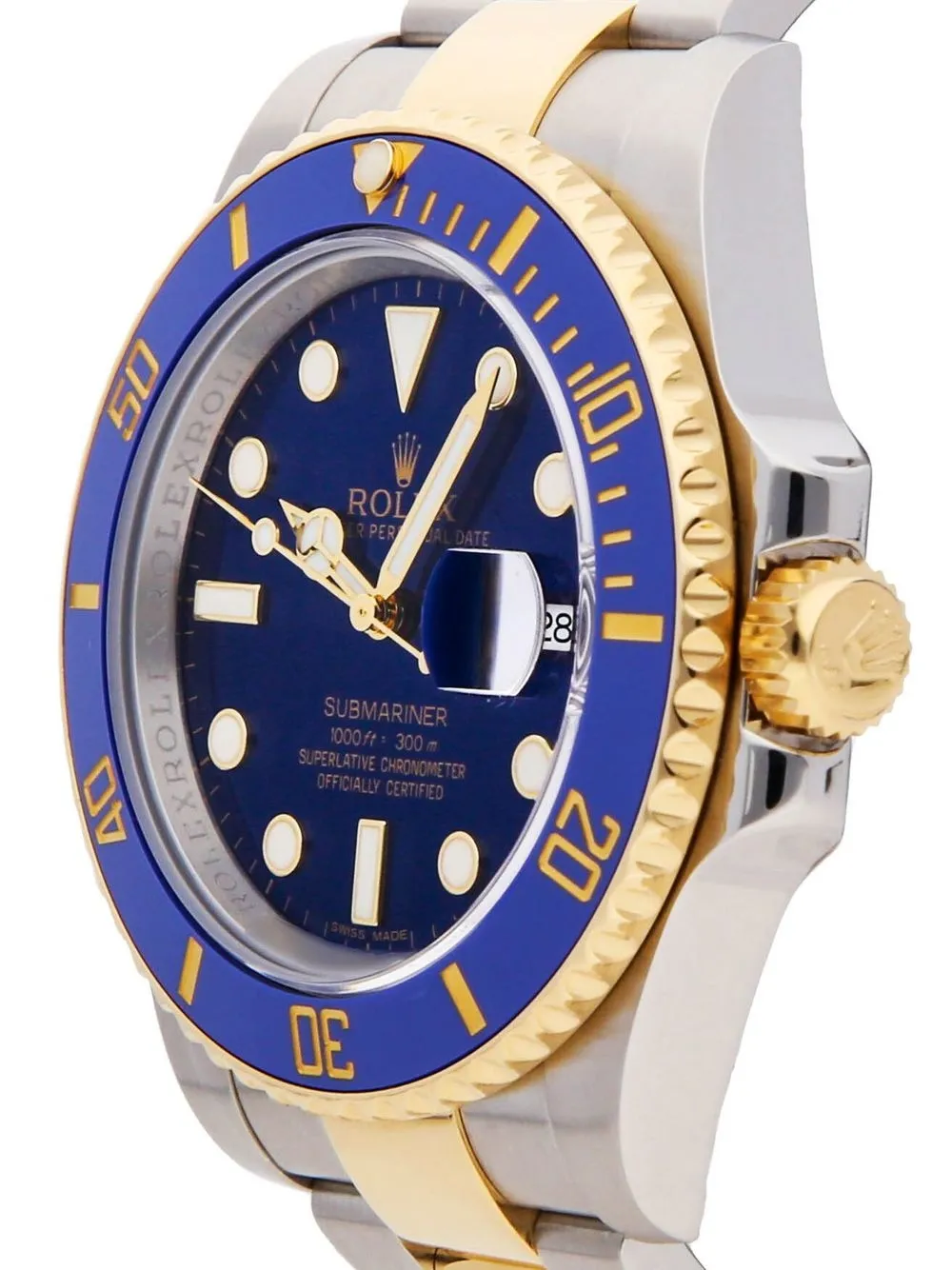 

Rolex reloj Submariner Date de 40mm 2013 pre-owned - Azul