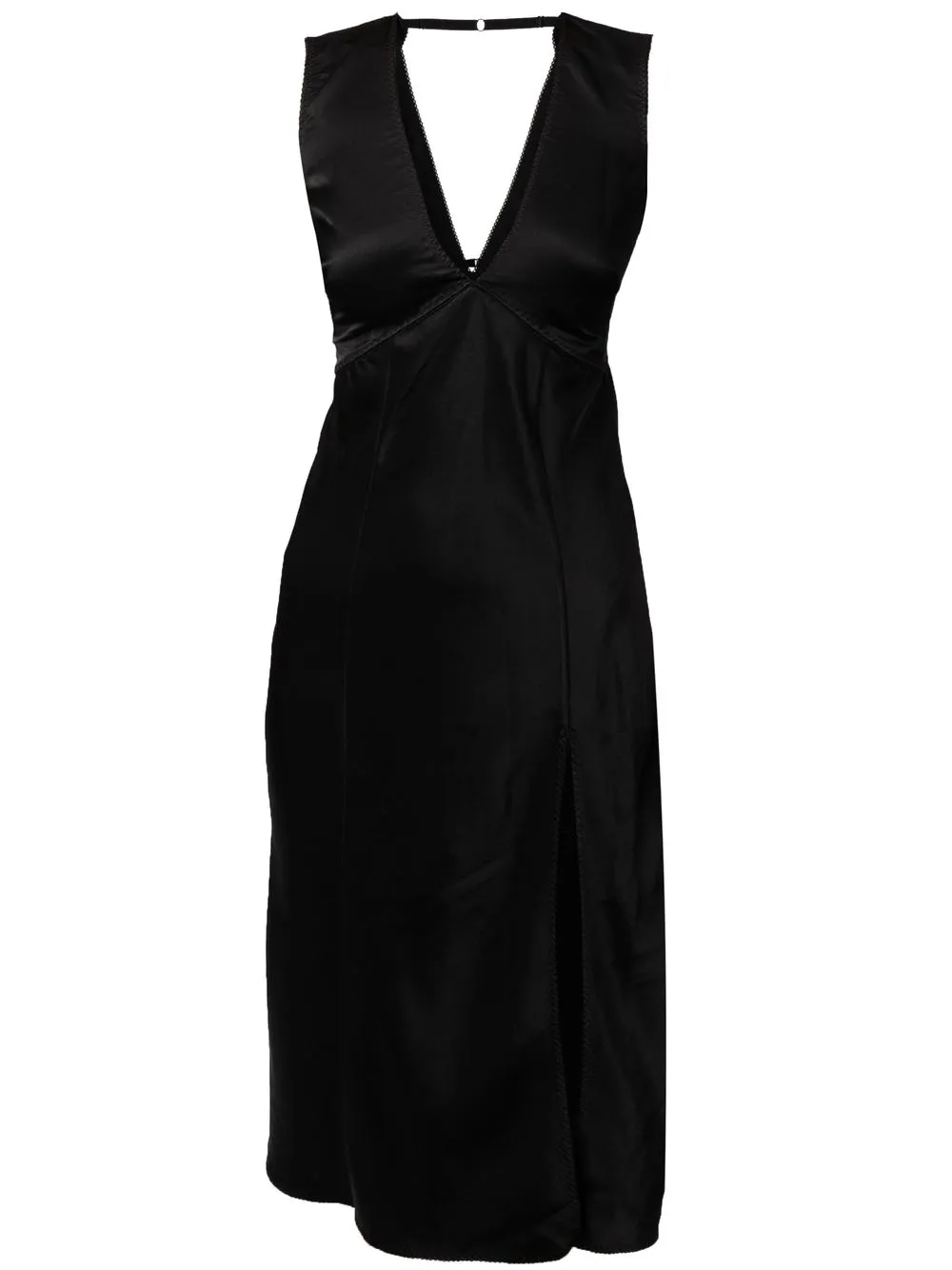 

Anna October vestido midi con espalda abierta - Negro