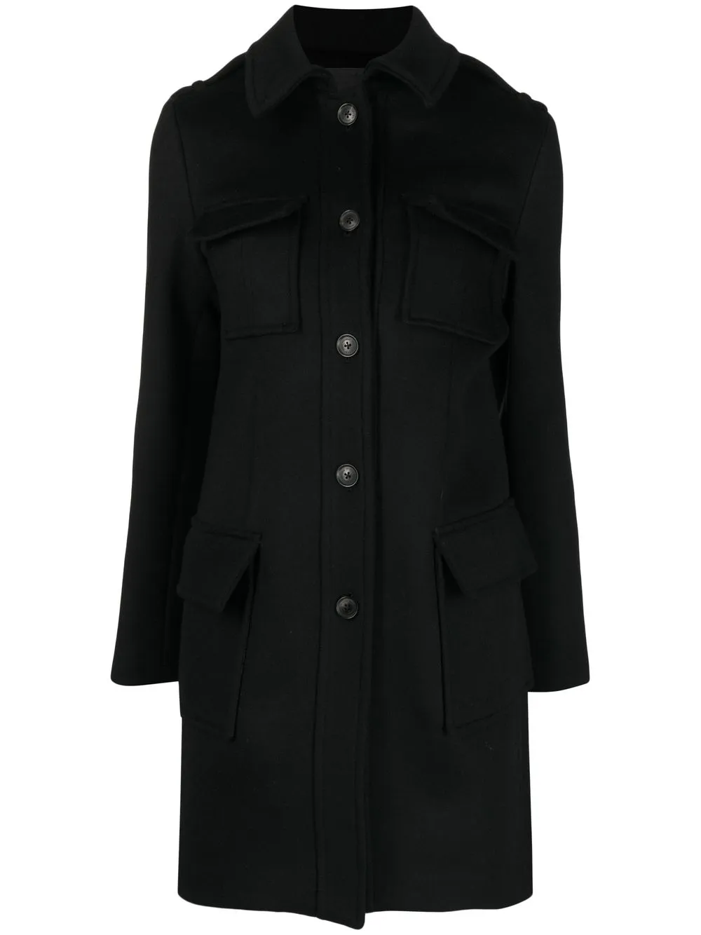 

Nili Lotan Vanica single-breasted coat - Black