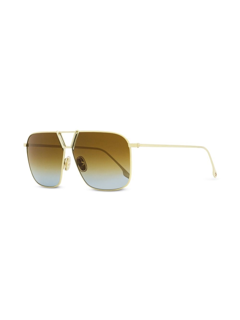 Victoria Beckham Eyewear VB204S zonnebril met navigator montuur - Goud