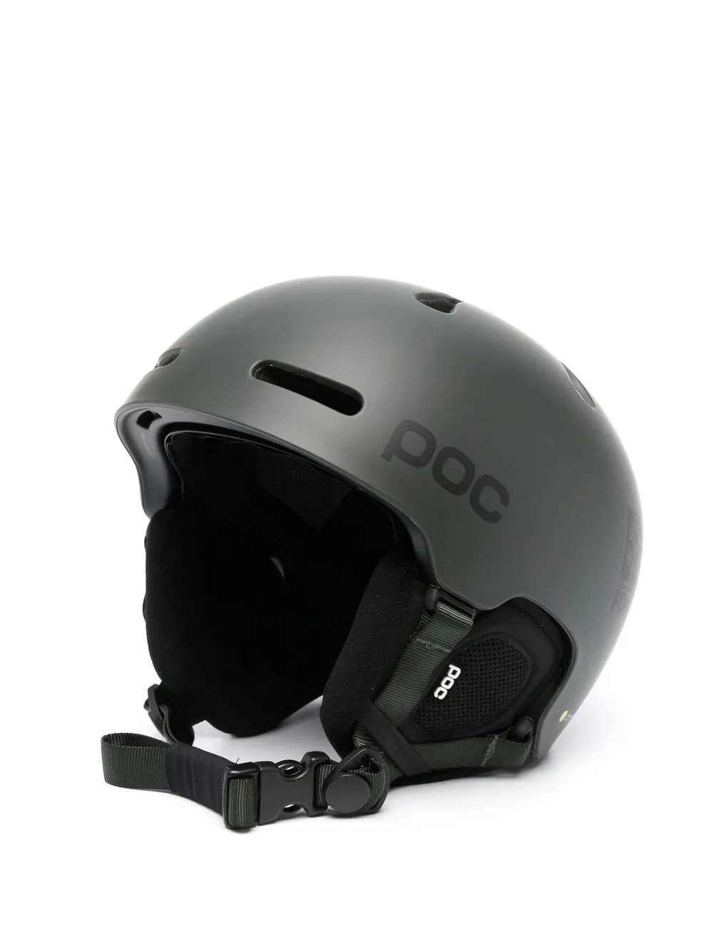 Poc Logo-print Adjustable Helmet In Green