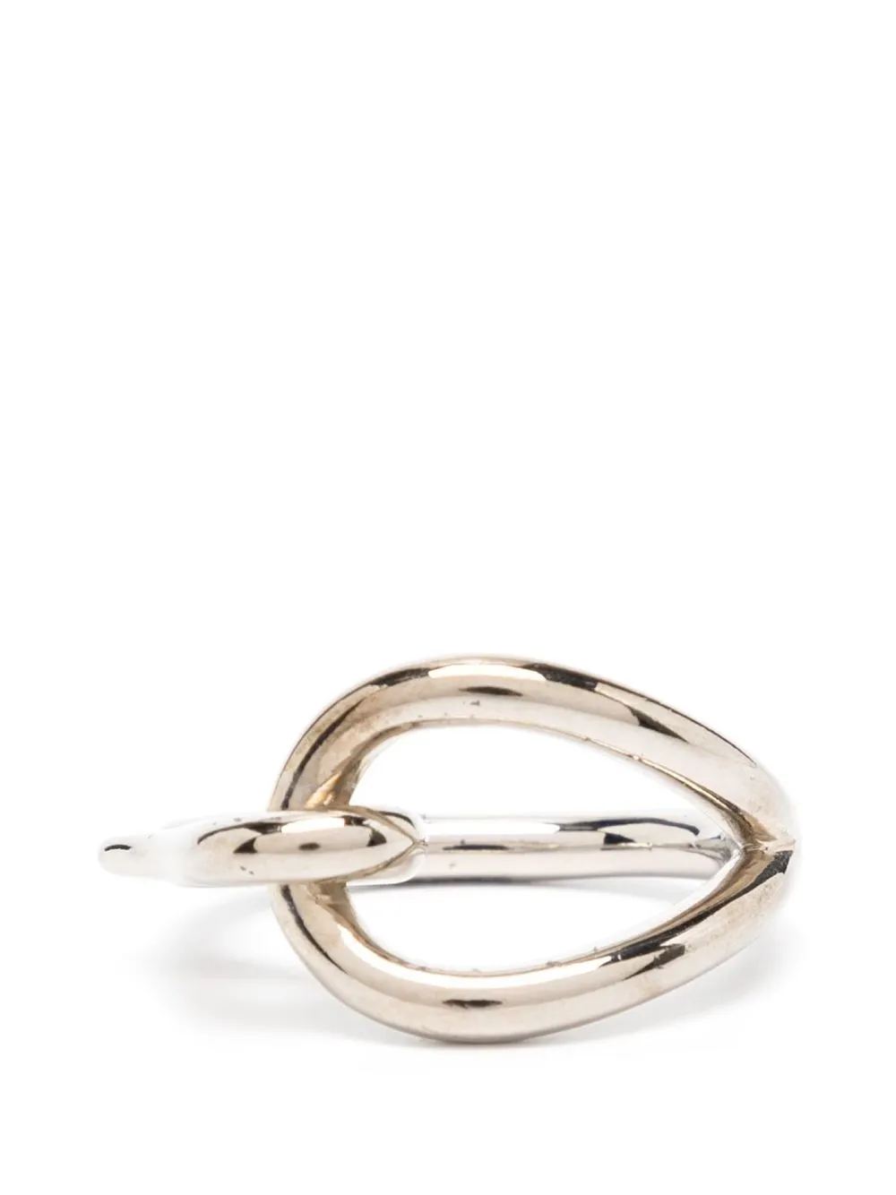 

Hermès 1990-2000s pre-owned silver-plated scarf ring