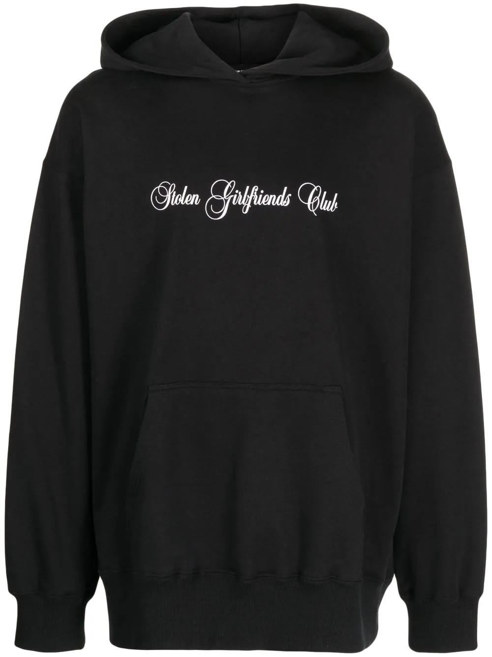 

Stolen Girlfriends Club Script Logo-print hoodie - Black