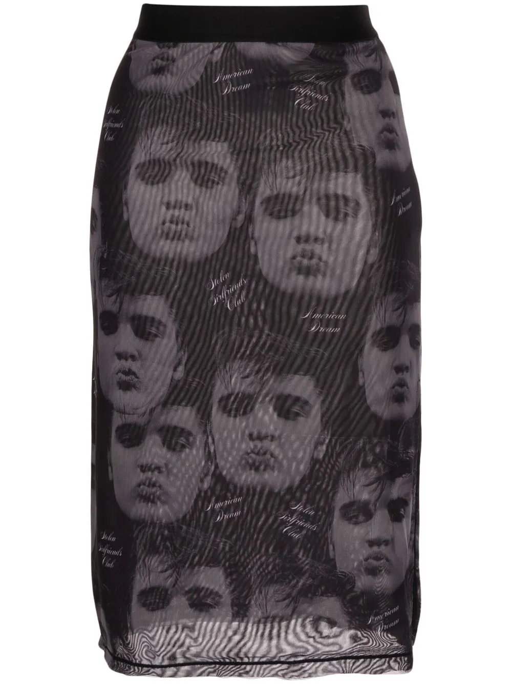 

Stolen Girlfriends Club graphic-print skirt - Black