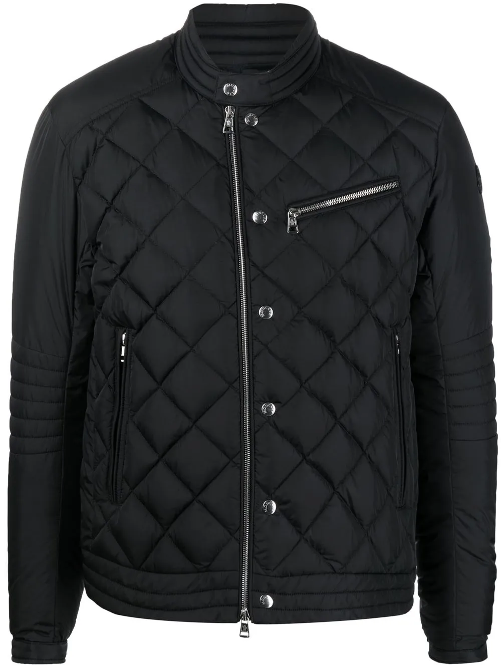 Moncler diamondquilt zipfastening Jacket Farfetch