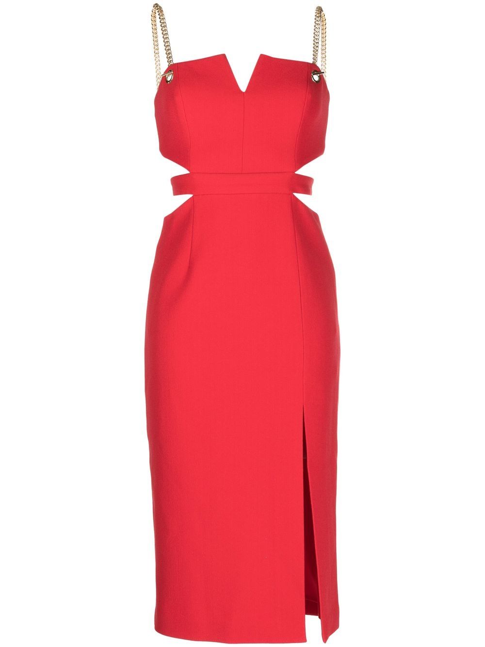 Rebecca Vallance Scarlett chain-link midi-dress - Farfetch