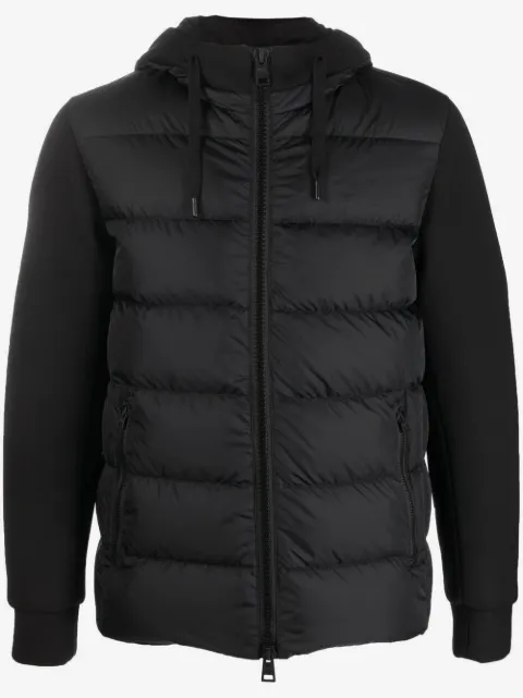 Herno hooded hybrid down-padded jacket
