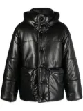 Nanushka Hide faux-leather puffer jacket - Black