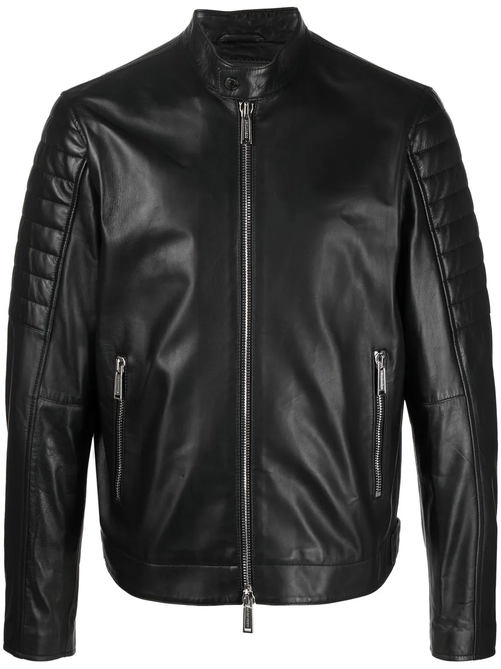 

Dsquared2 zip-up leather jacket - Black