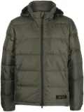 ASPESI logo-patch down puffer jacket - Green
