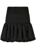 Rabanne layered ruffled mini skirt - Black