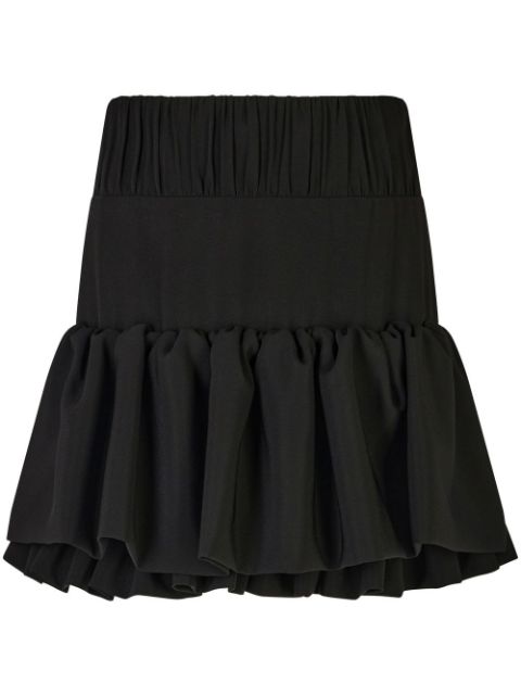 Rabanne layered ruffled mini skirt