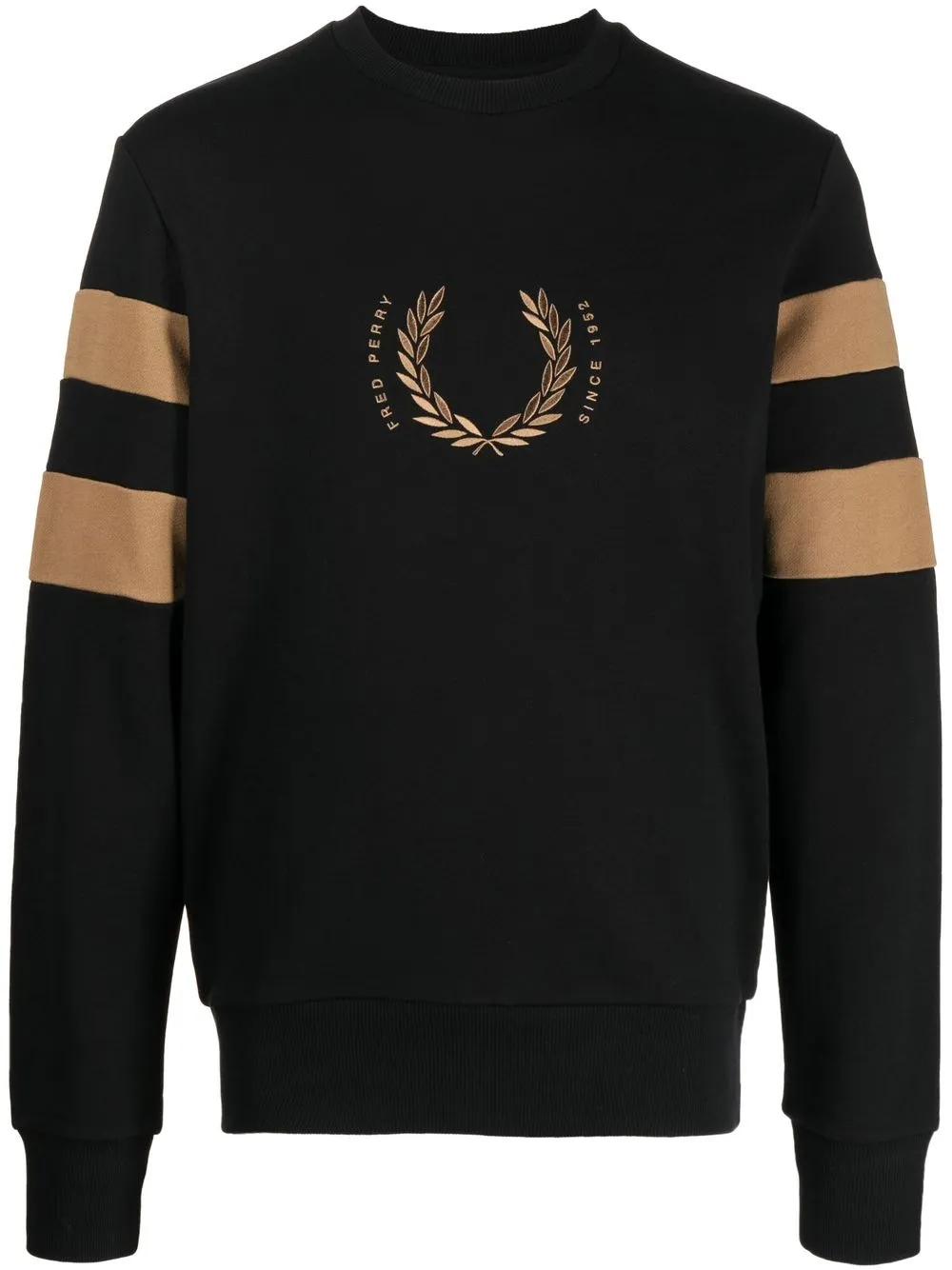 

Fred Perry embroidered-logo sweatshirt - Black