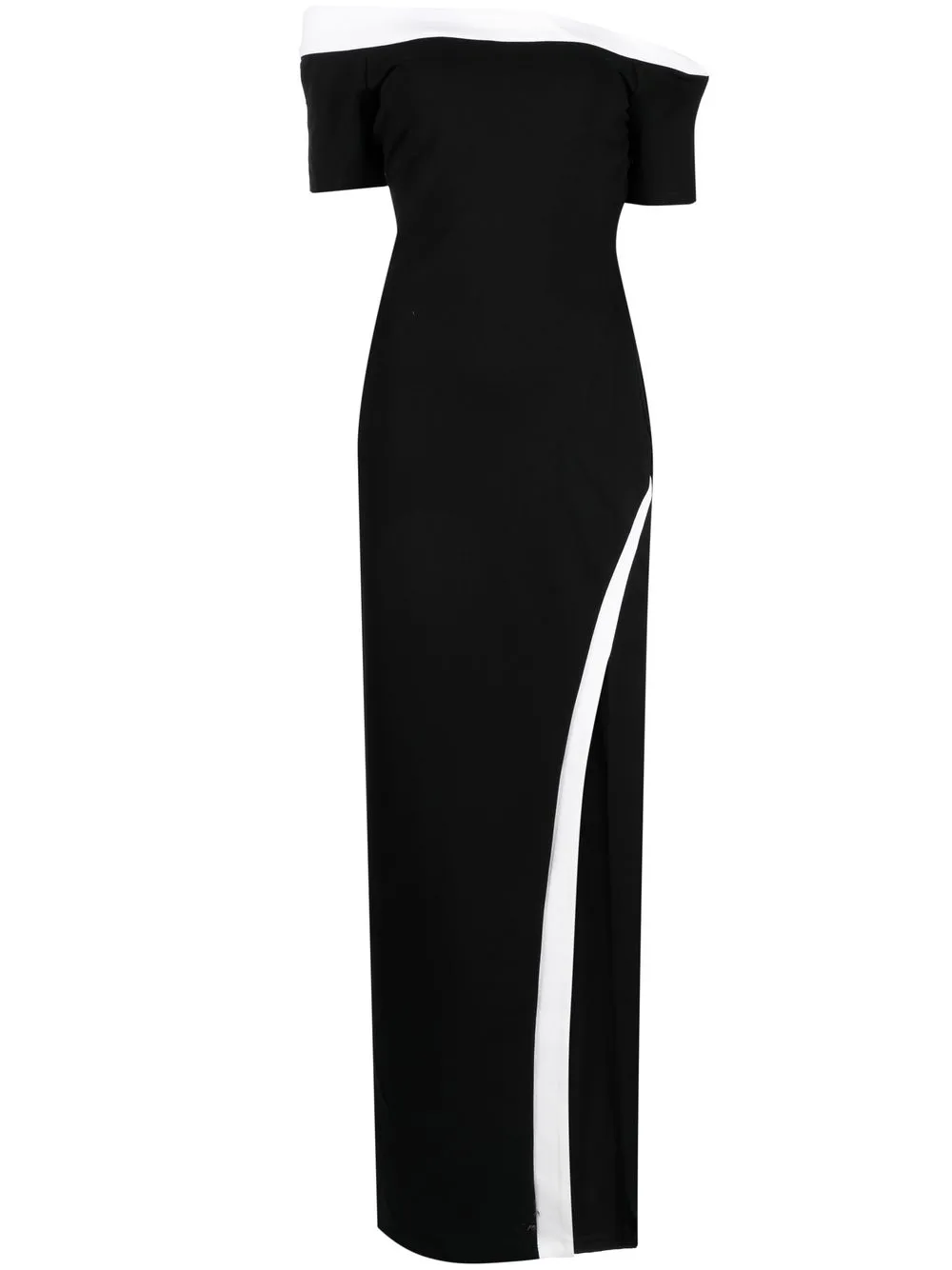 

STAUD Gabriel off-shoulder gown - Black