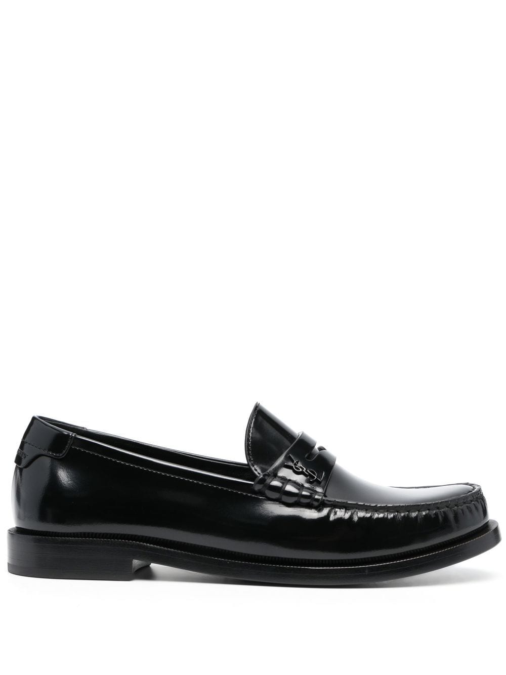 Saint Laurent patent leather loafers Black