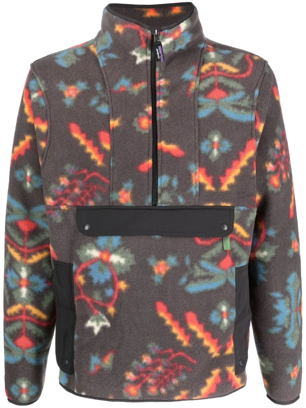 

Patagonia chamarra bomber con estampado gráfico - Gris